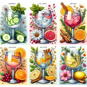 Cócteles de Gin para Cada Temporada